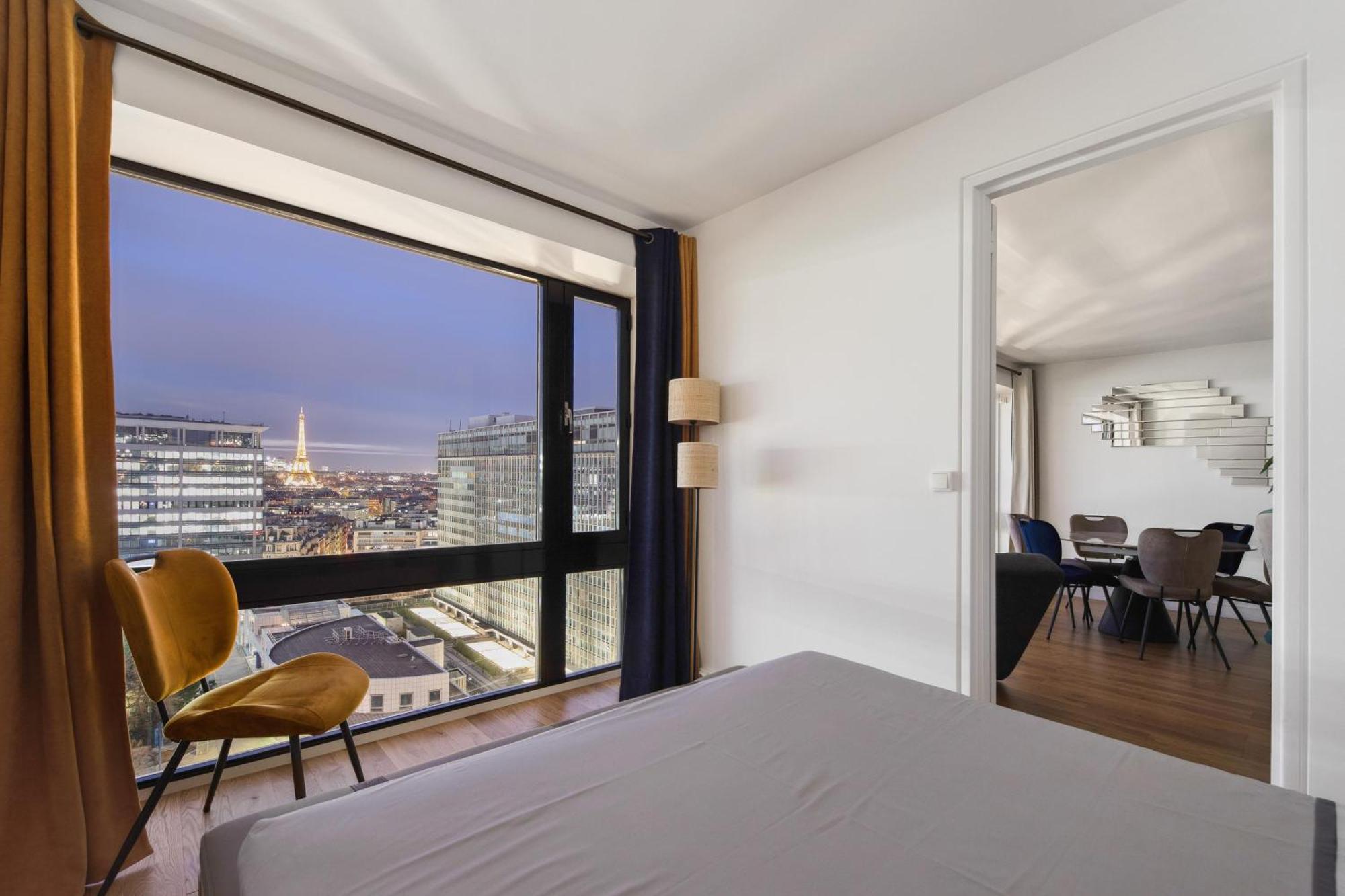 Paris Luxury Apartment 75M2 With Eiffel Tower View, 1 Min Metro, Parking Exterior foto